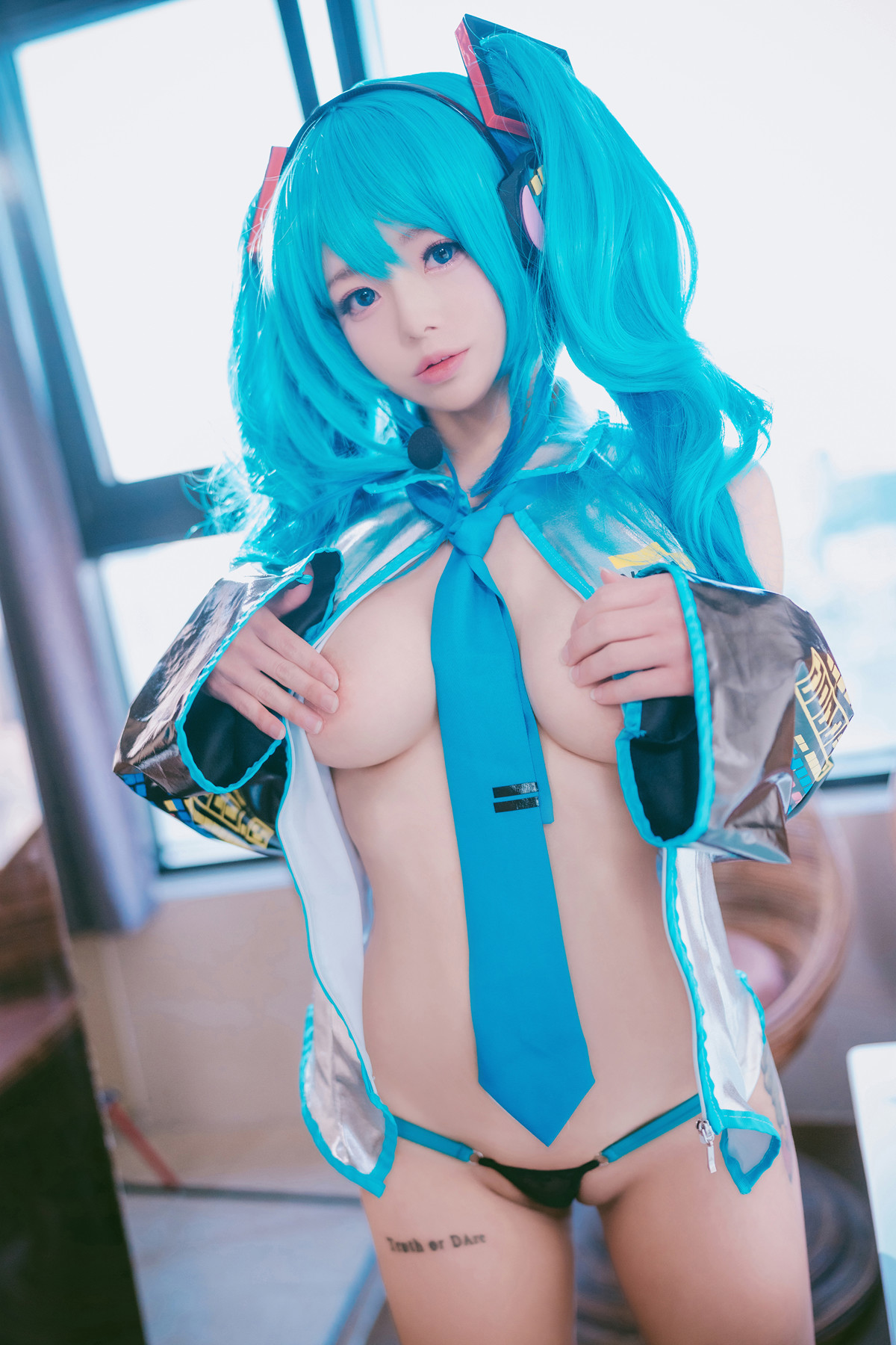 Cosplay Maruemon 마루에몽 Plug Me In Miku Set.02(31)