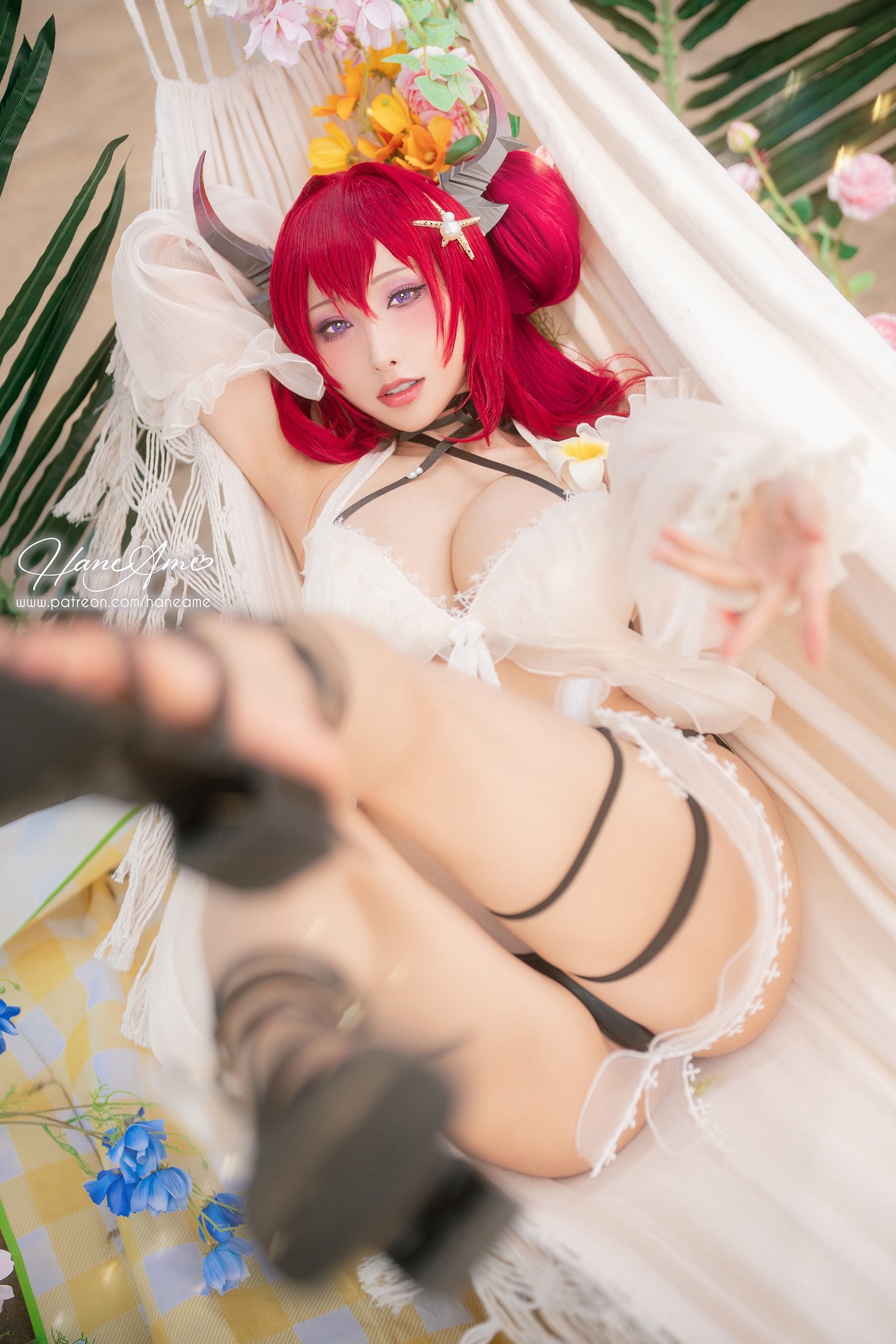 Hane Ame 雨波写真 – Arknights Surtr 泳裝(14)