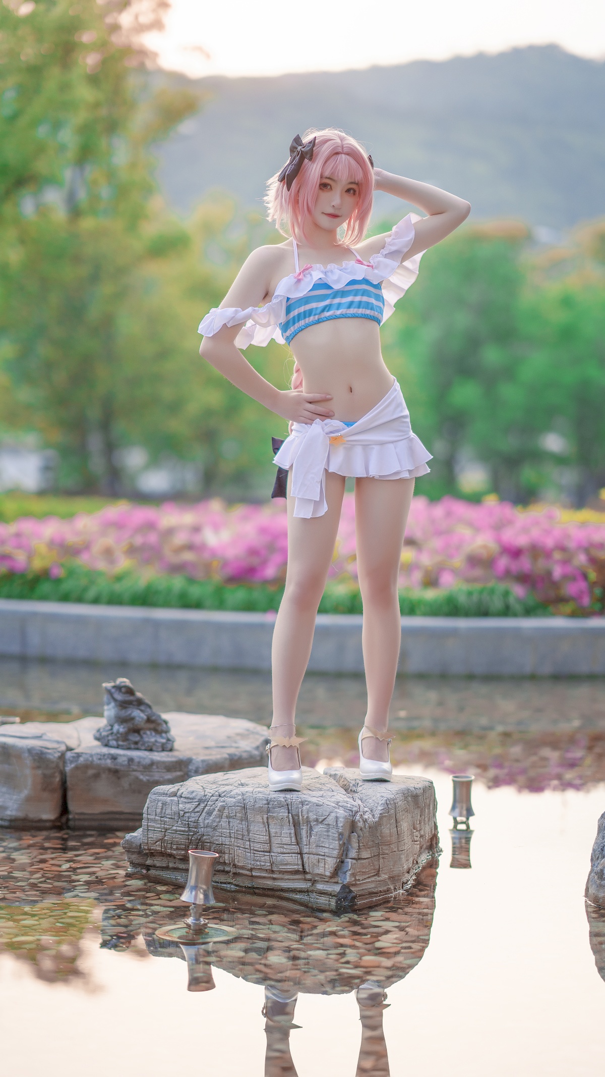 Cosplay 海藻酸钠 阿福jk 阿福泳装 Ray(17)