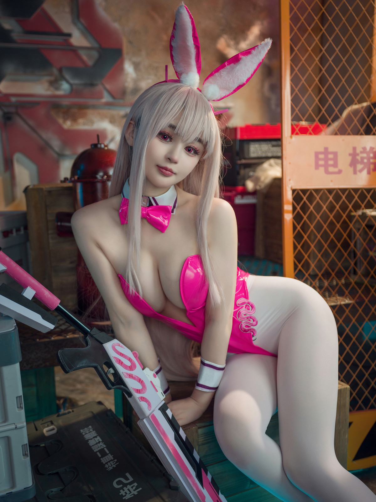 Cosplay 桜井宁宁 Viper Bunny 毒蛇兔女郎(22)