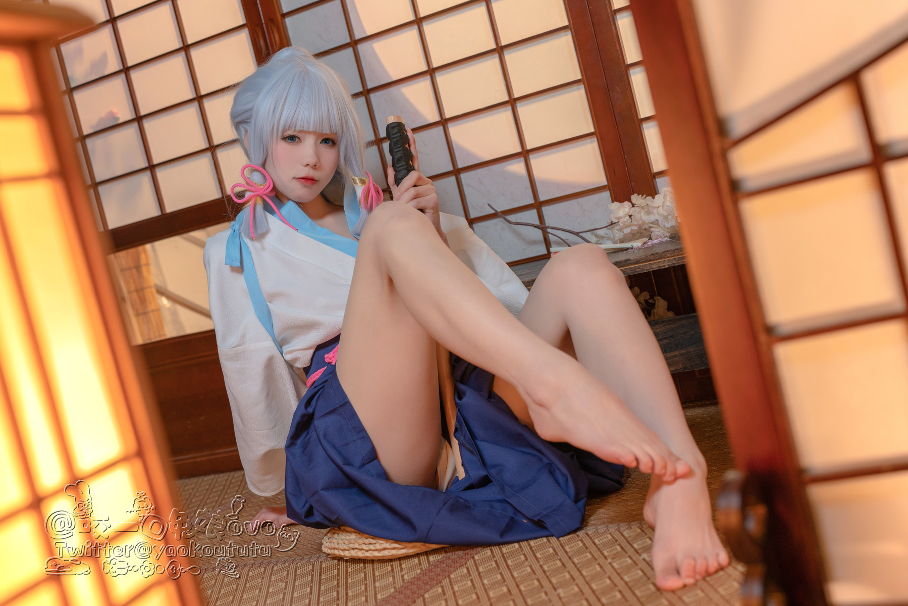 Cosplay 黏黏团子兔 绫华的小憩(21)