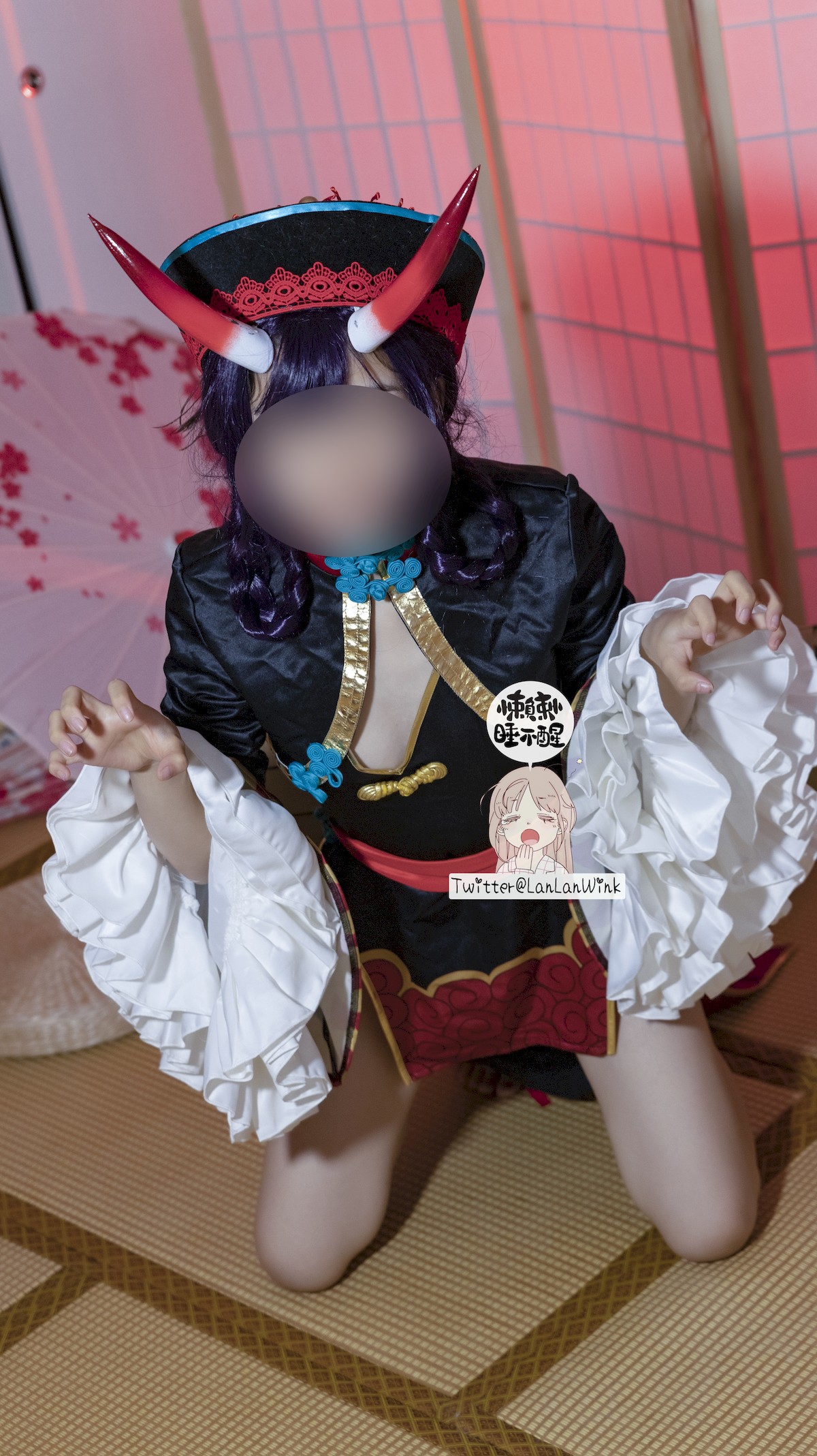 懒懒睡不醒 Cosplay 酒吞童子(6)