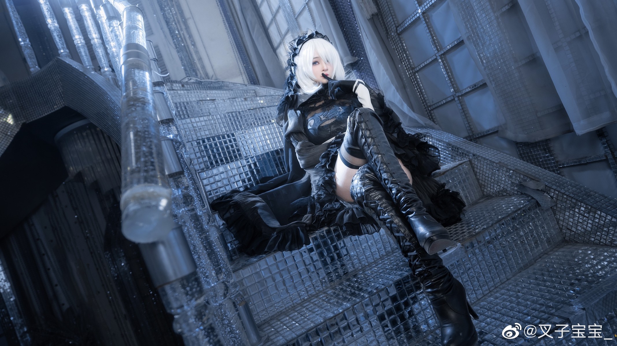 叉子宝宝 Cosplay 2B 尼尔机械纪元(16)