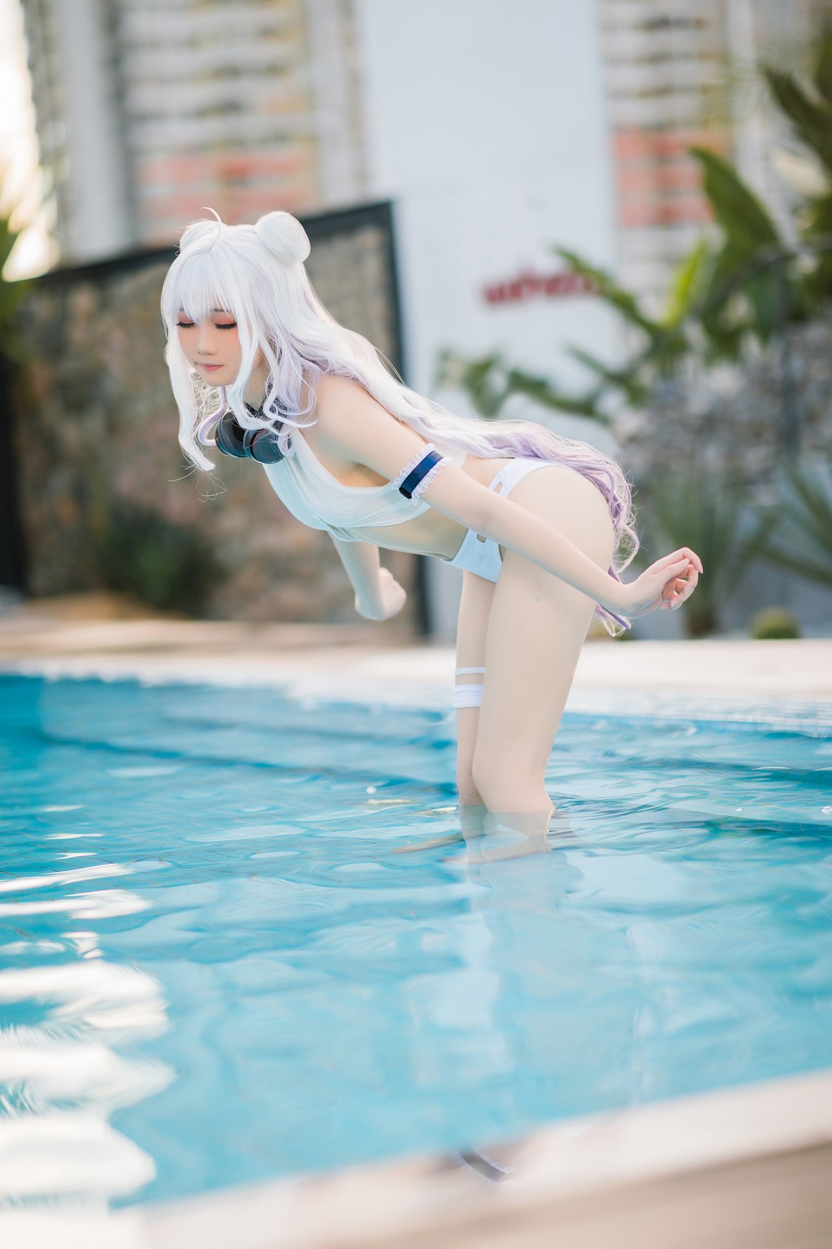 Cosplay 焖焖碳 恶毒泳衣 Vicious Swimsuit(17)