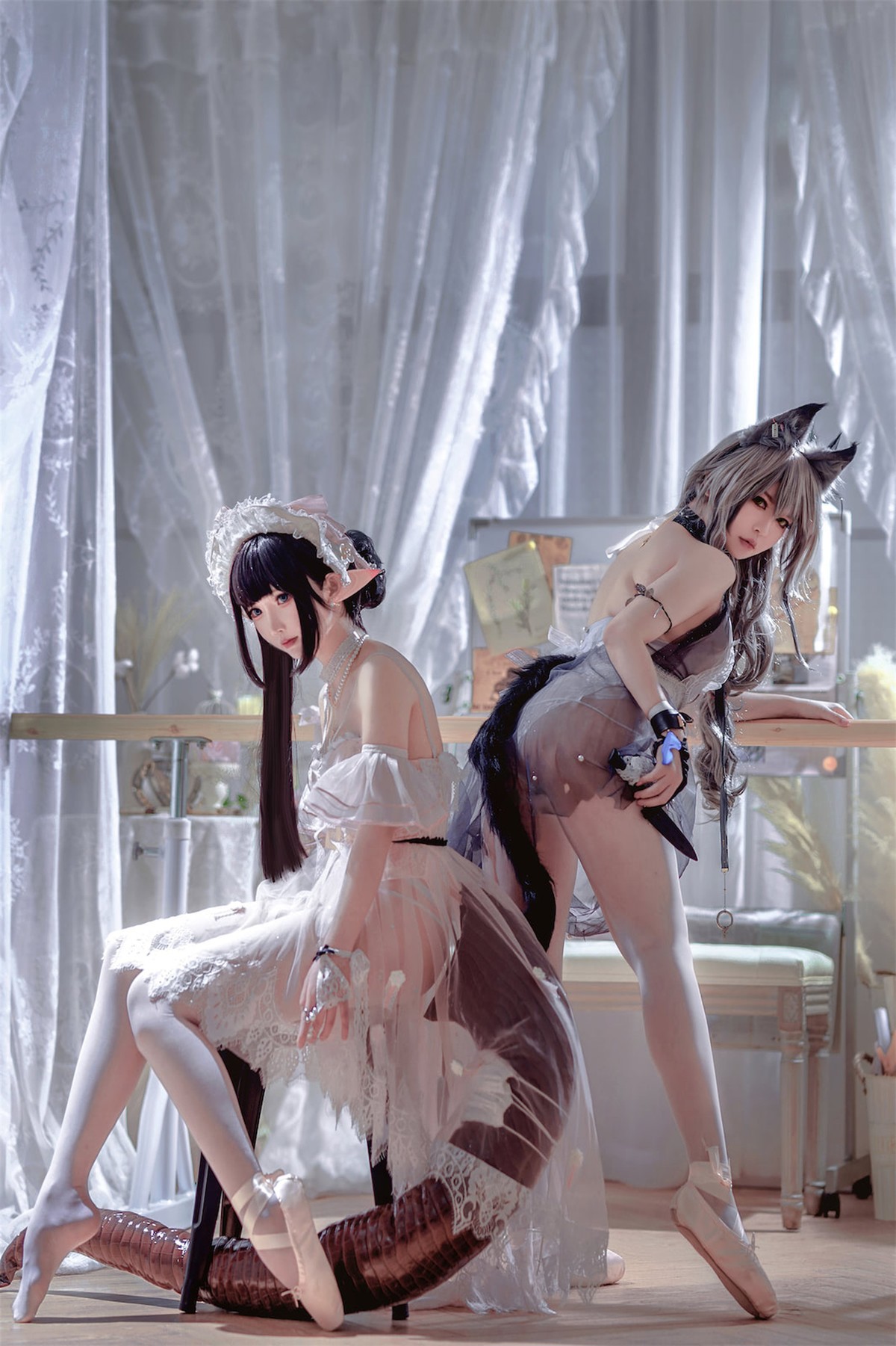 Cosplay 面饼仙儿 半半子 黑x森蚺(26)