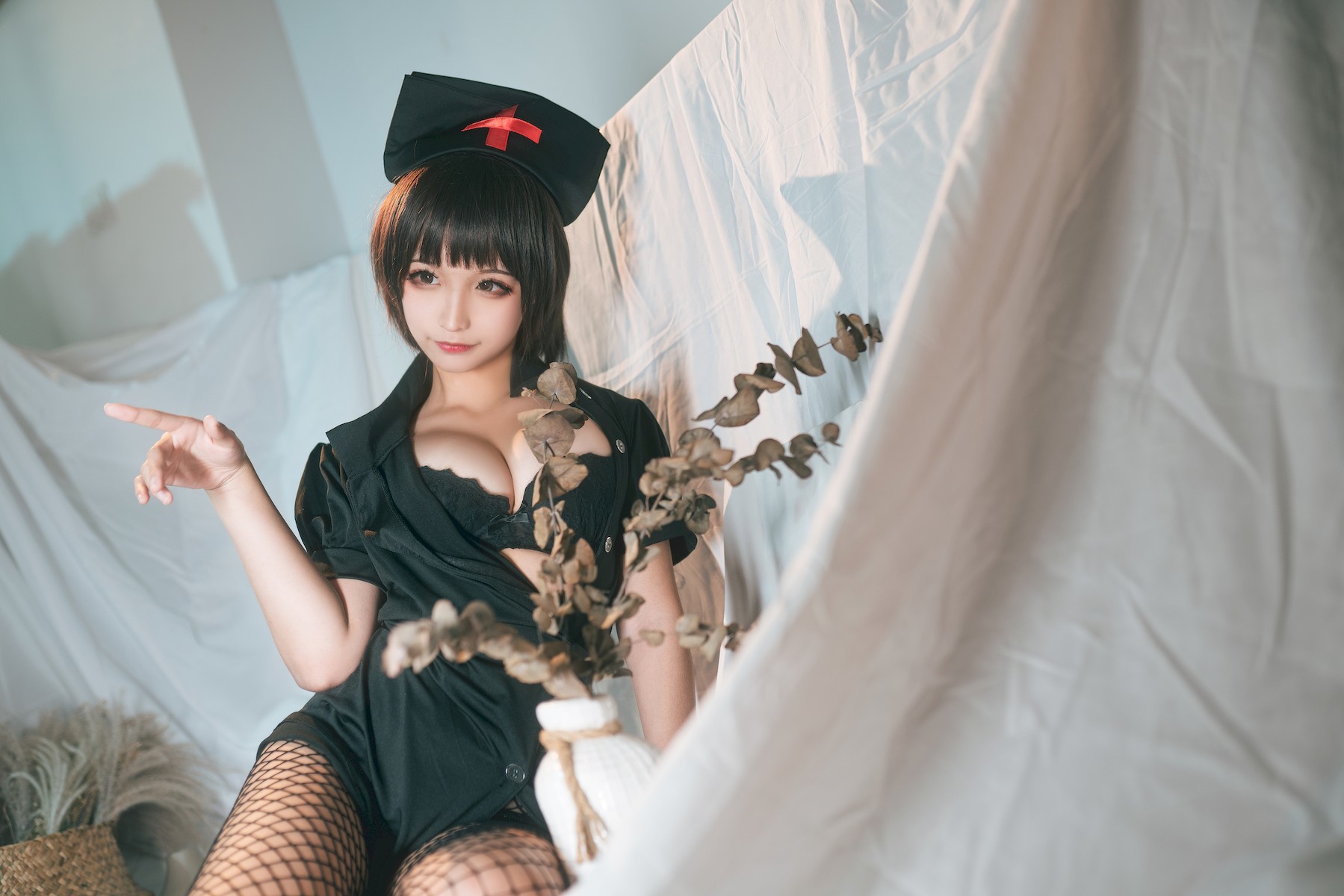 Cosplay 蠢沫沫 Chunmomo 护士 Dark Nurse(19)