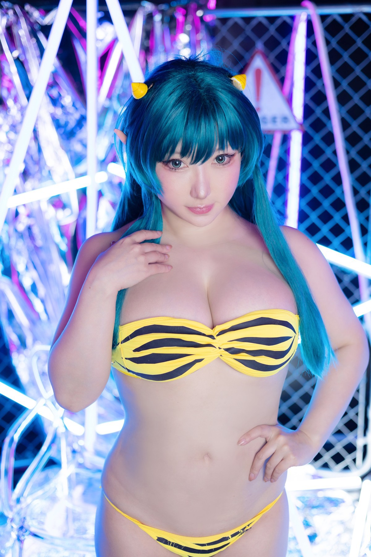 Cosplay SAKUサク Lum ラム うる星やつら Set.04(19)