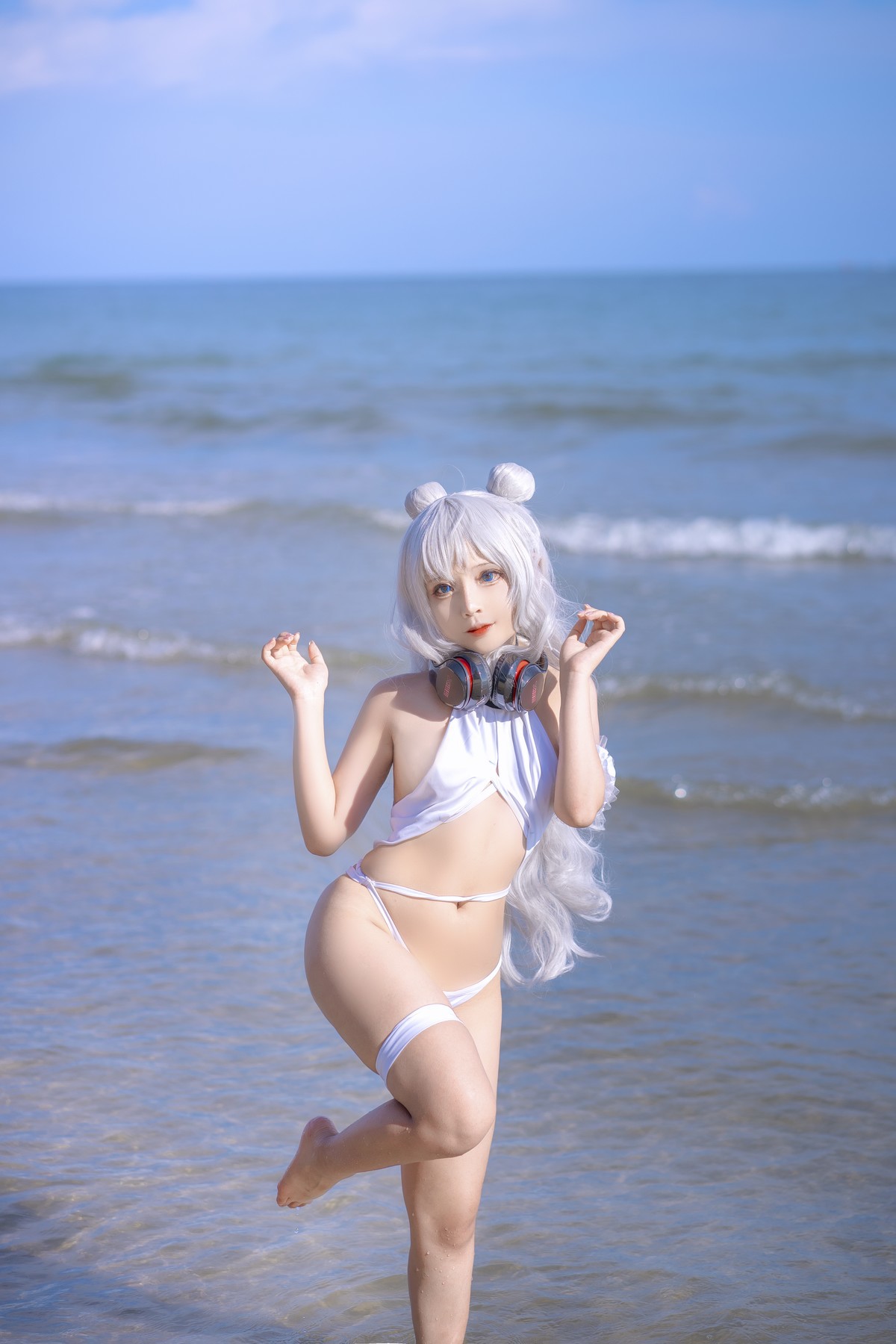 Sayo Momo Cosplay 恶毒 ル・マラン Le Malin bikini(10)