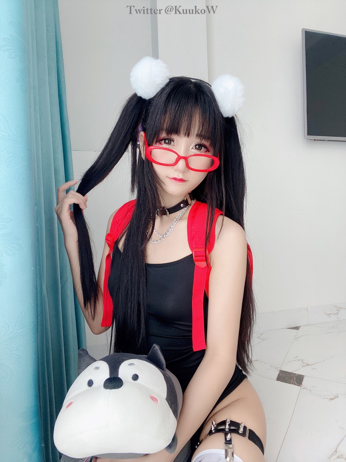 Cosplay KuukoW クー子 Megane Chan(33)