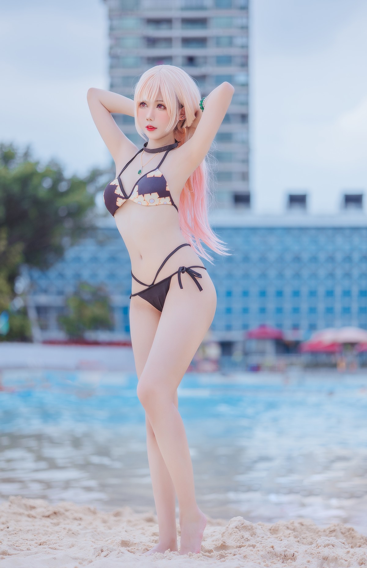 Cosplay 仙女月 喜多川海夢 Bikini(10)