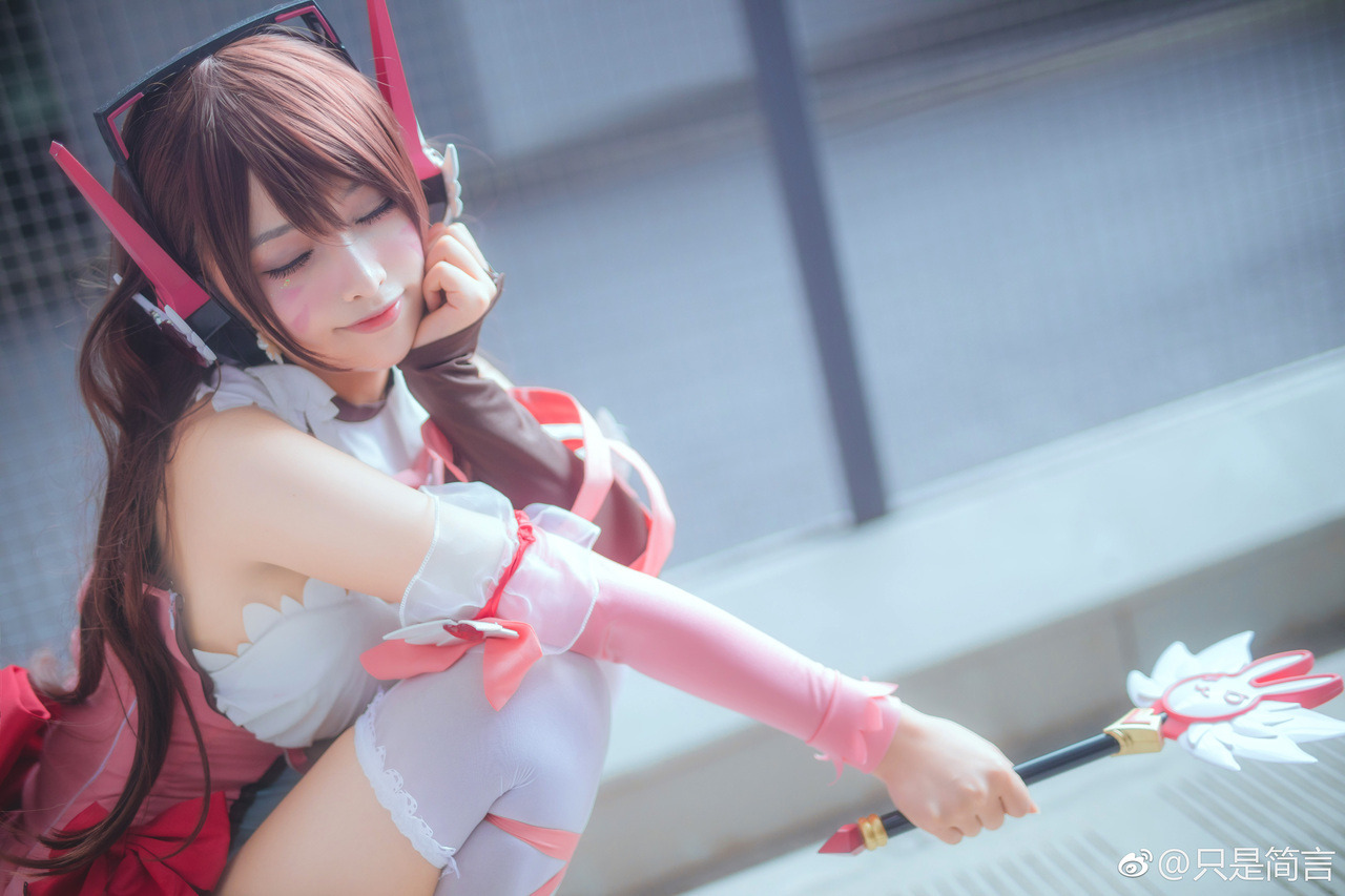 只是简言 Cosplay Magica D.Va(2)