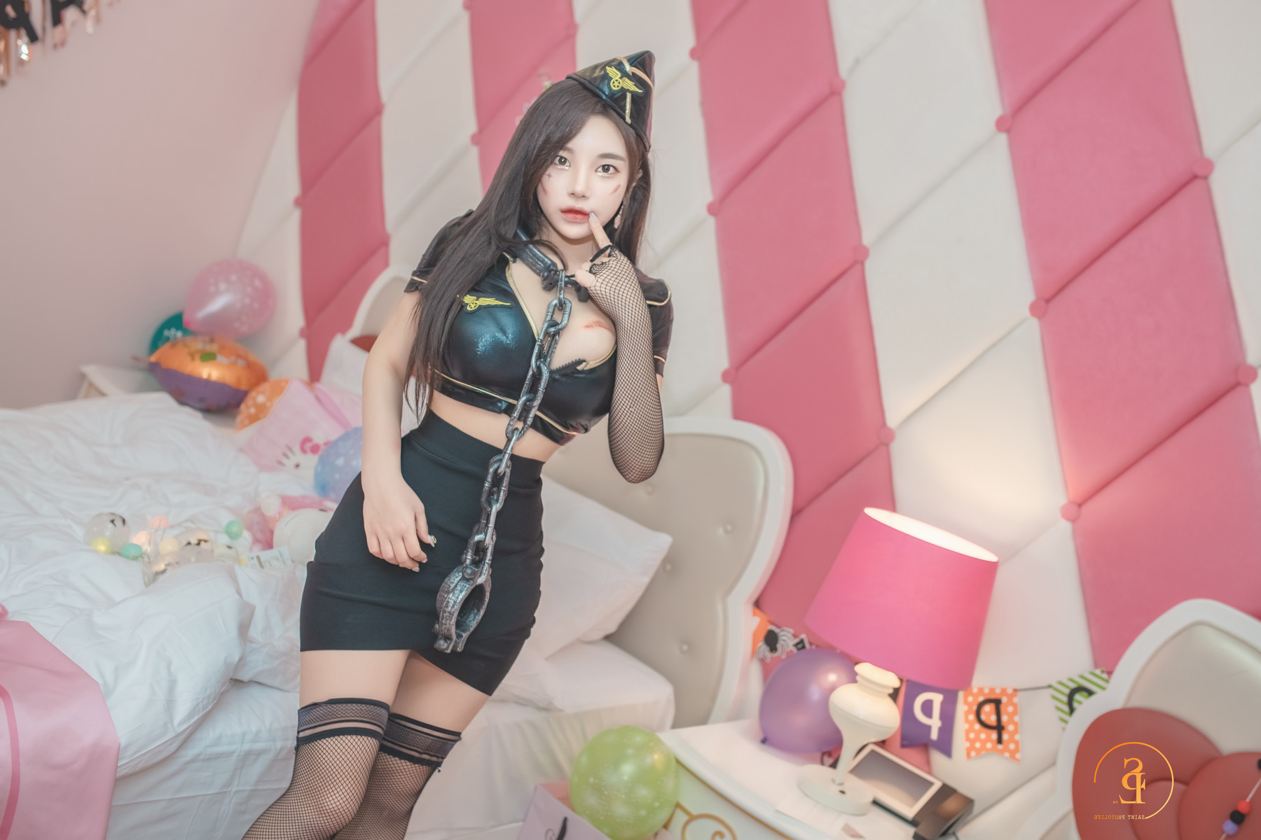 Zzyuri 쮸리, [SAINT Photolife] Pink Halloween(48)