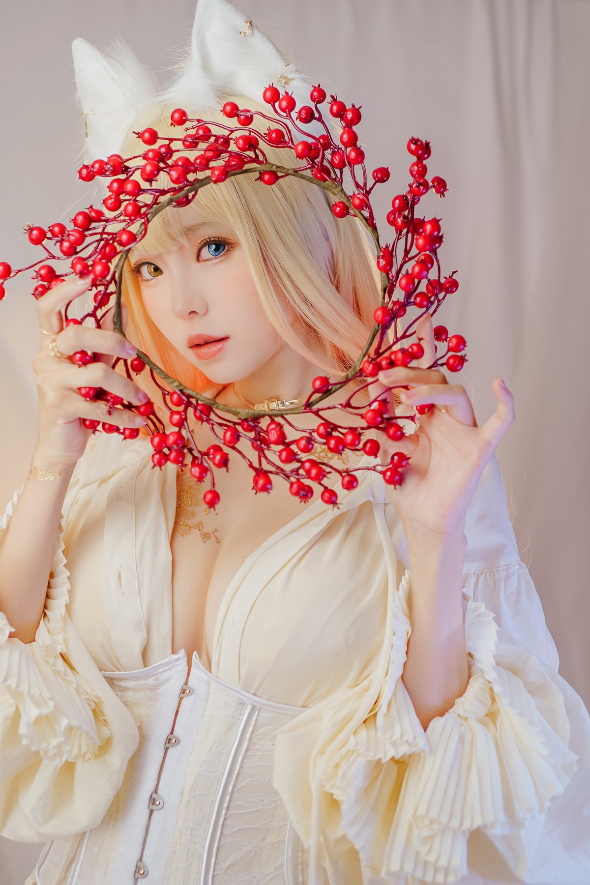 Cosplay ElyEE子 Cat魔女與貓(8)