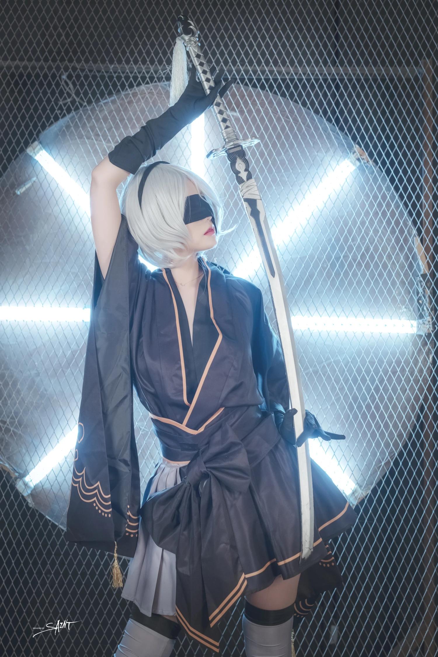 Yuna 유나, [SAINT Photolife] Nier Automata 2B(18)