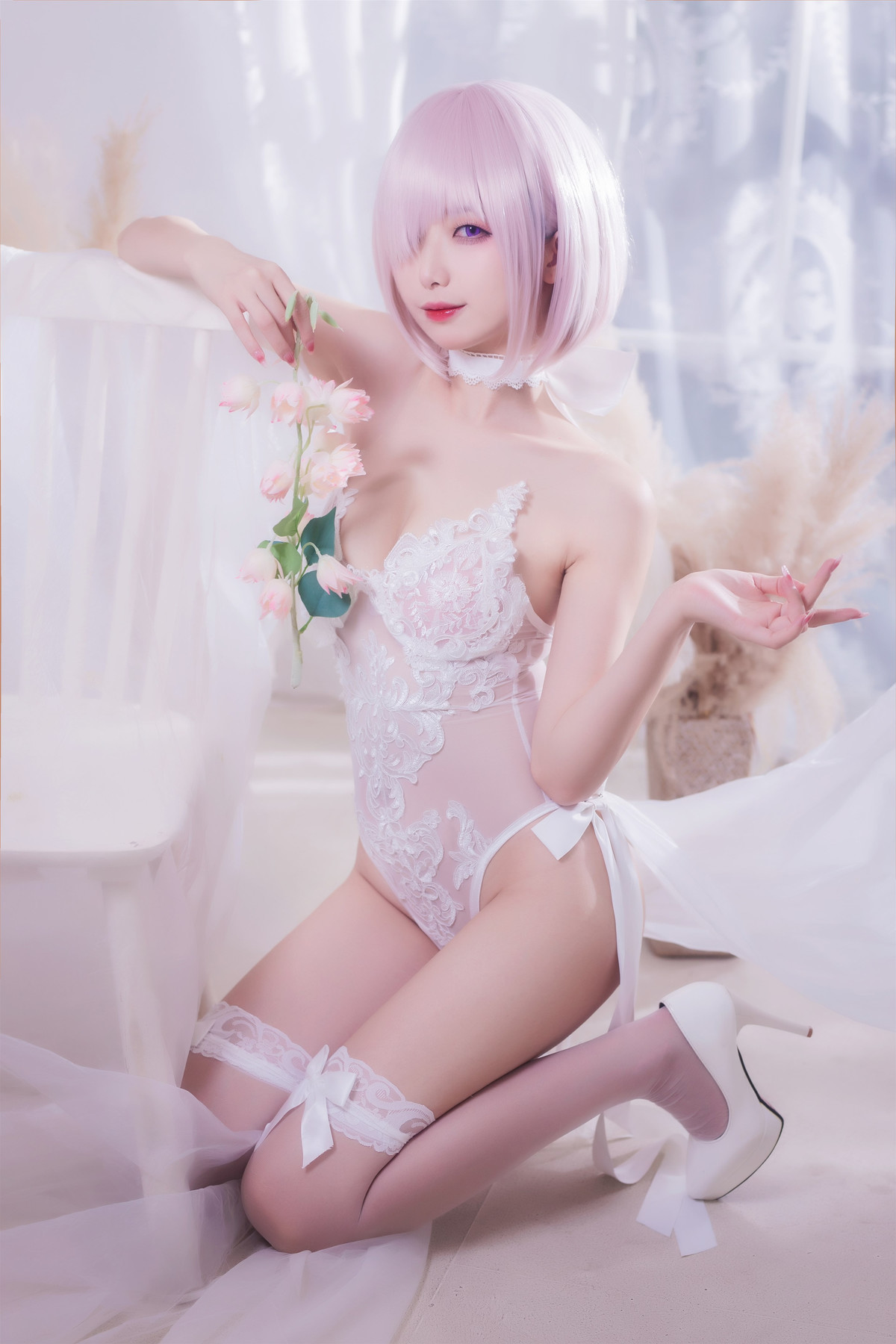 Cosplay 封疆疆v 婚纱玛修(27)