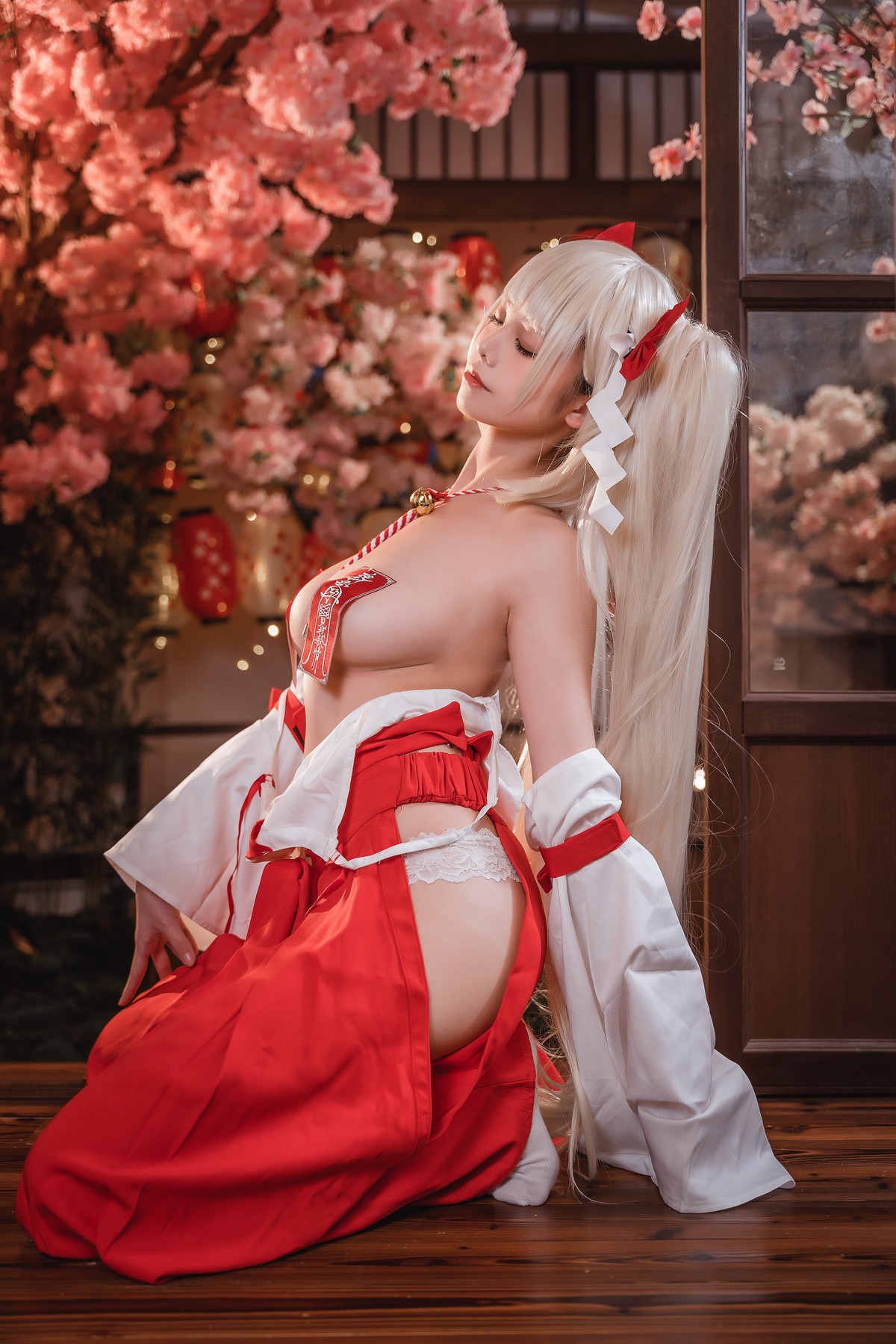 蜜汁猫裘 Cosplay 可畏巫女(20)