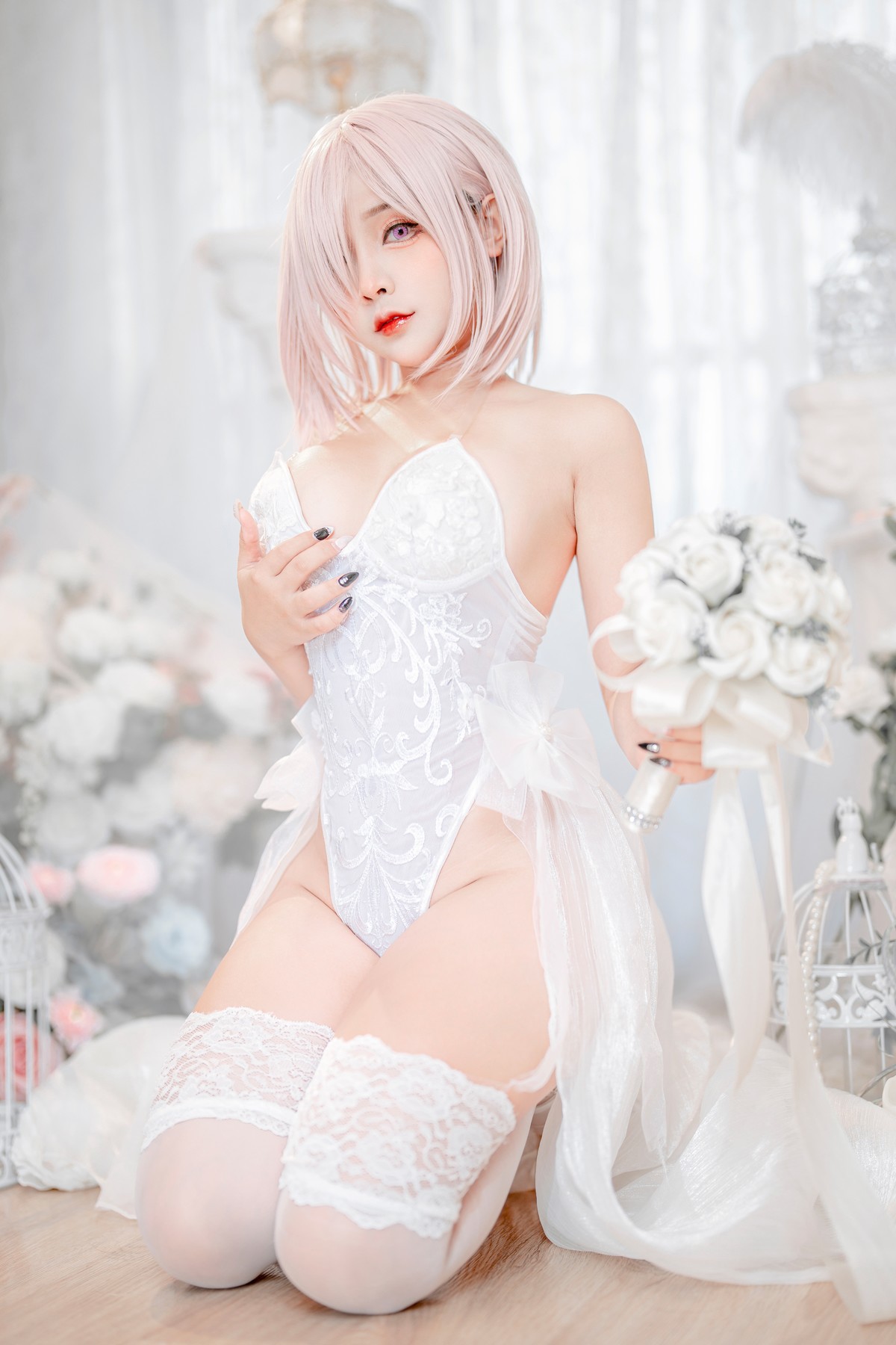 Cosplay SayoMomo小桃 Mashu Kyrielight(4)