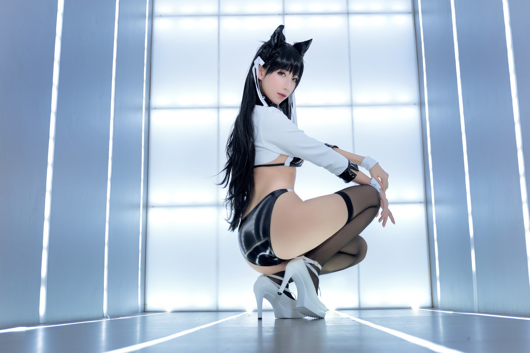索索 Cosplay 愛宕 Atago Racing Queen Ver.(4)