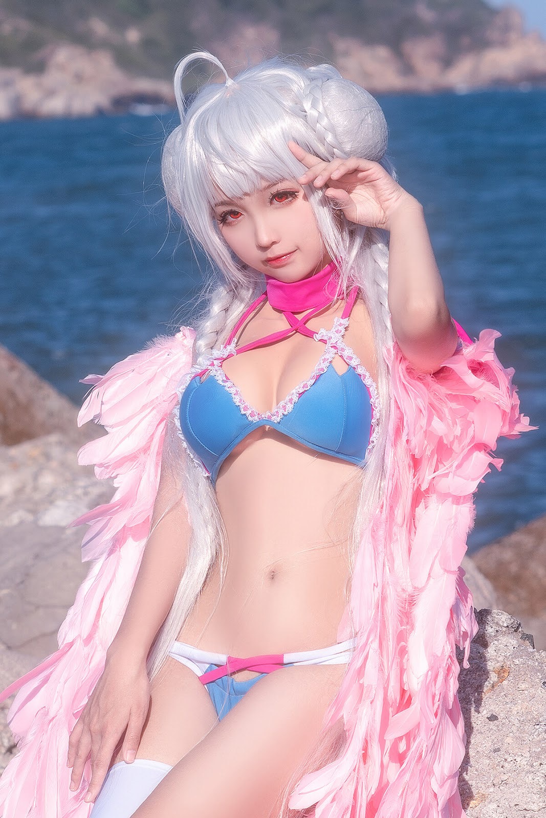 Cosplay [蠢沫沫] 可畏 ( Formidable &#8211; Azur Lane )(1)