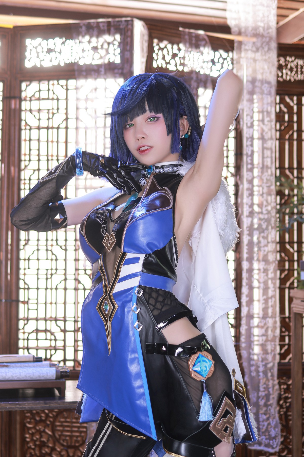 水淼aqua Cosplay 夜兰 Yelan