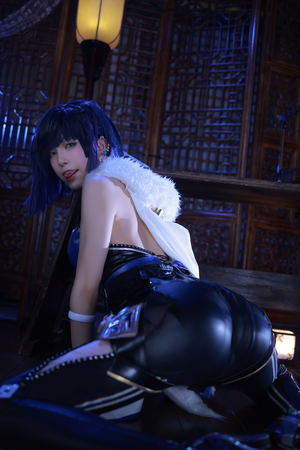 水淼aqua Cosplay 夜兰 Yelan(24)