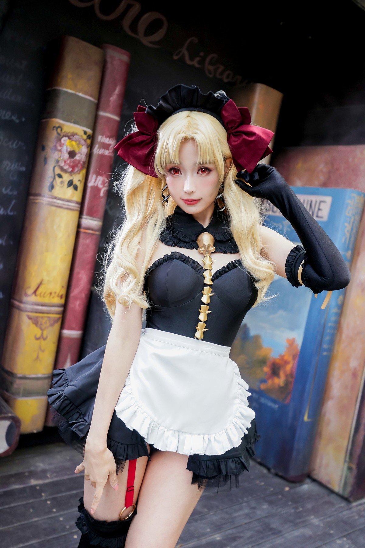 Cosplay ElyEE子 远坂凛 女仆(4)