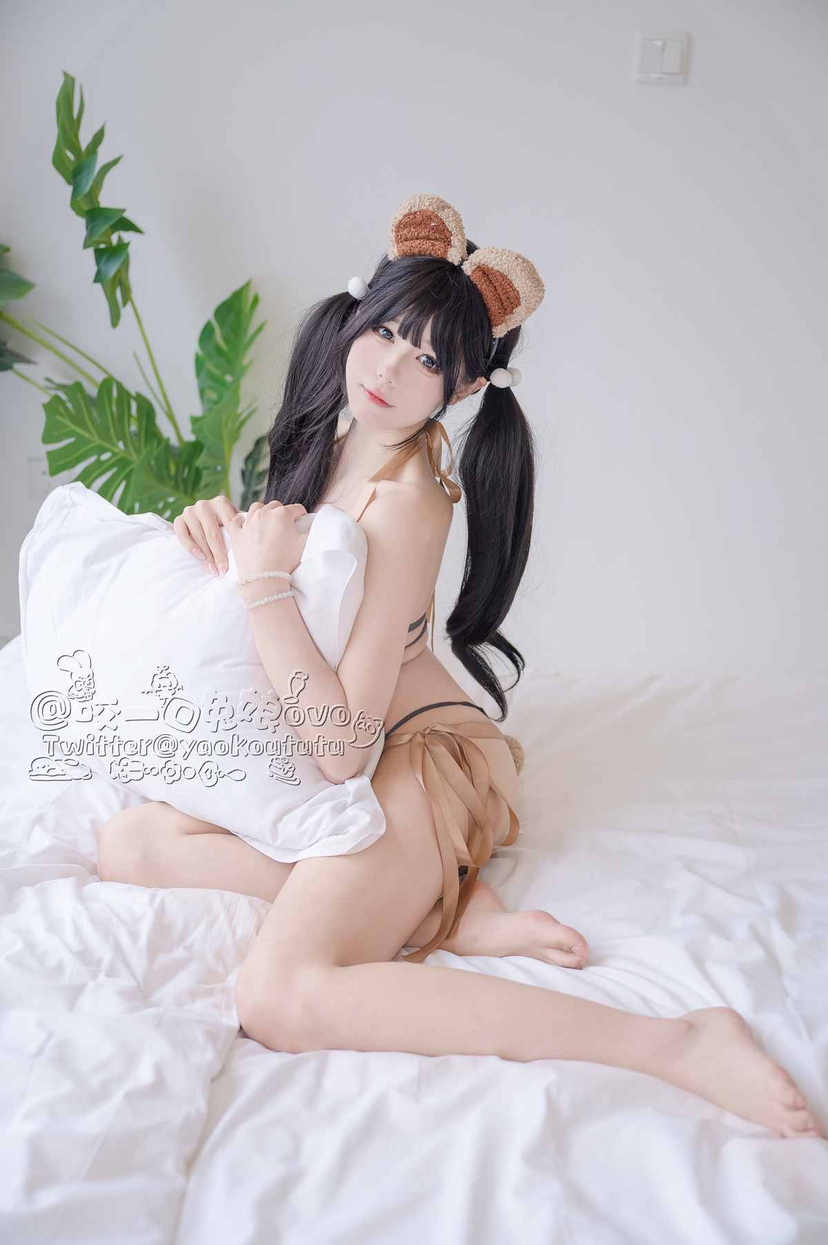 Cosplay 黏黏团子兔 小熊睡衣(3)