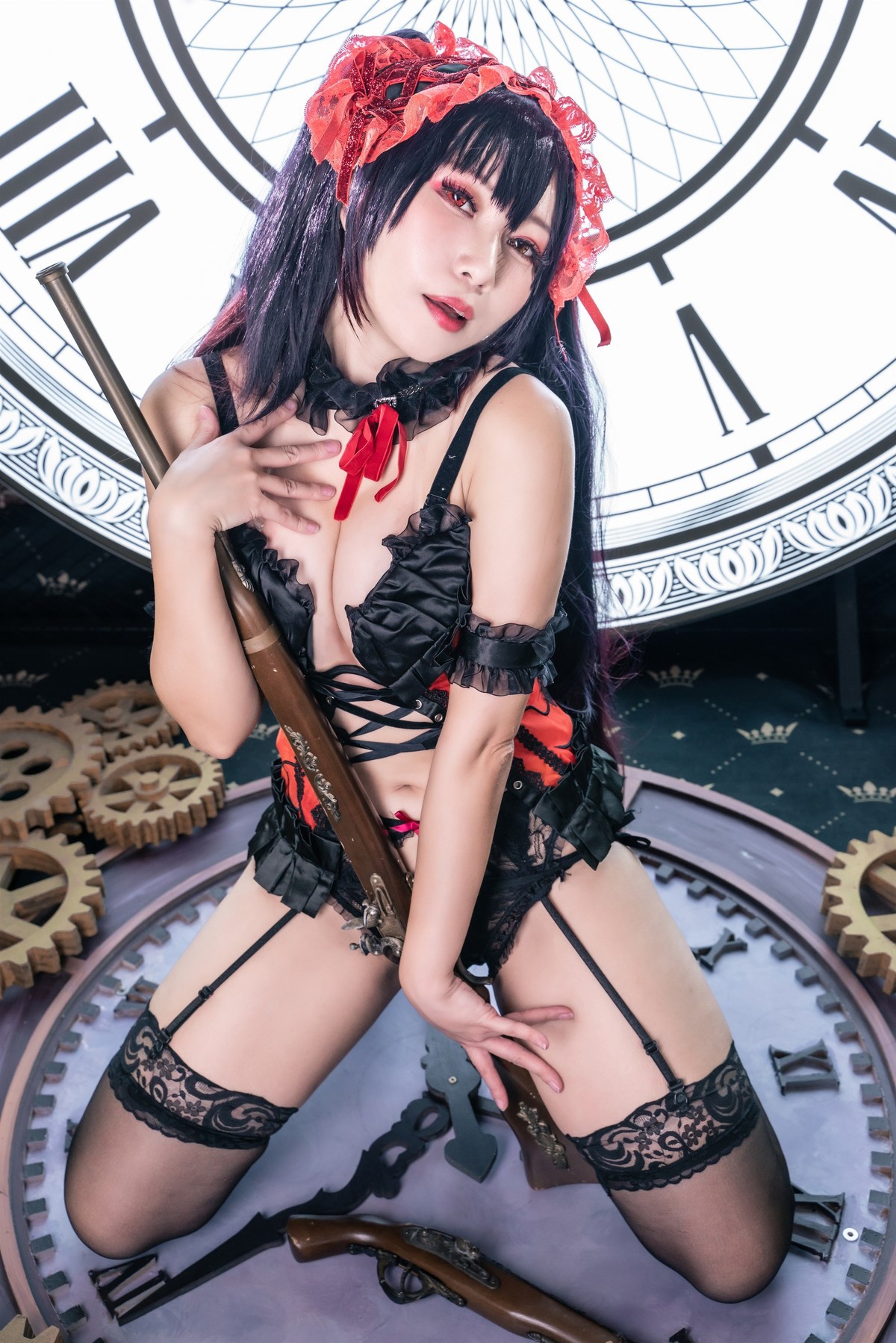 Cosplay 小琪Aki 时崎狂三 Kurumi Tokisaki(21)