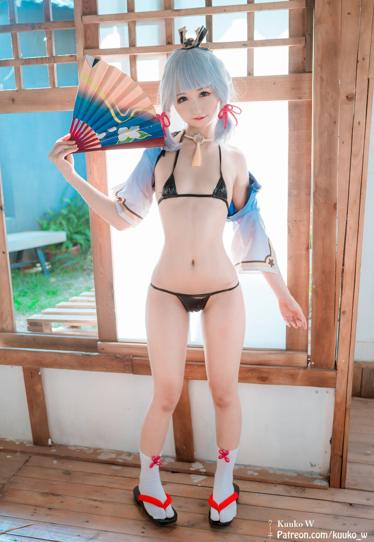 KuukoW クー子 Cosplay Ayaka kamisato(16)