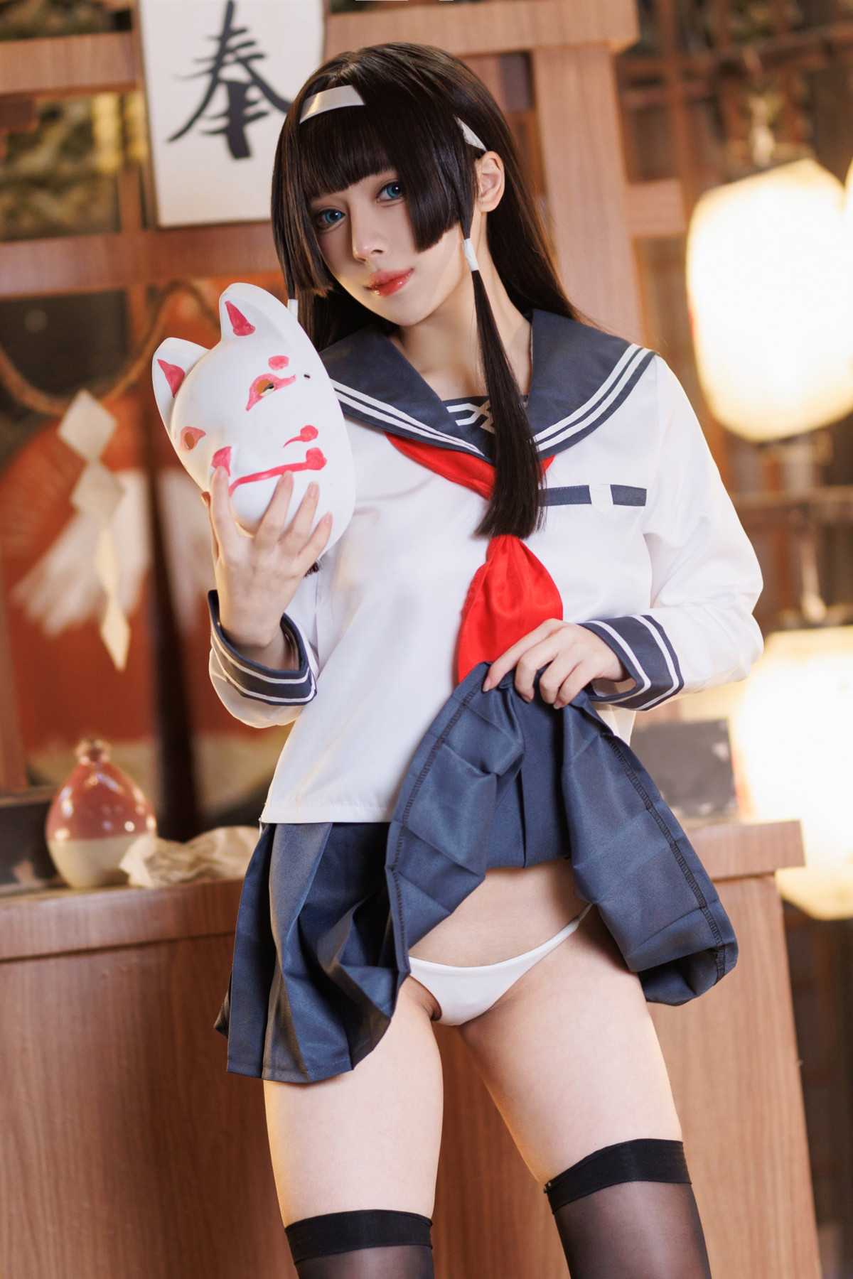 Cosplay 胡桃猫Kurumineko 美少女万华镜 理与迷宫的少女 Set.02(14)