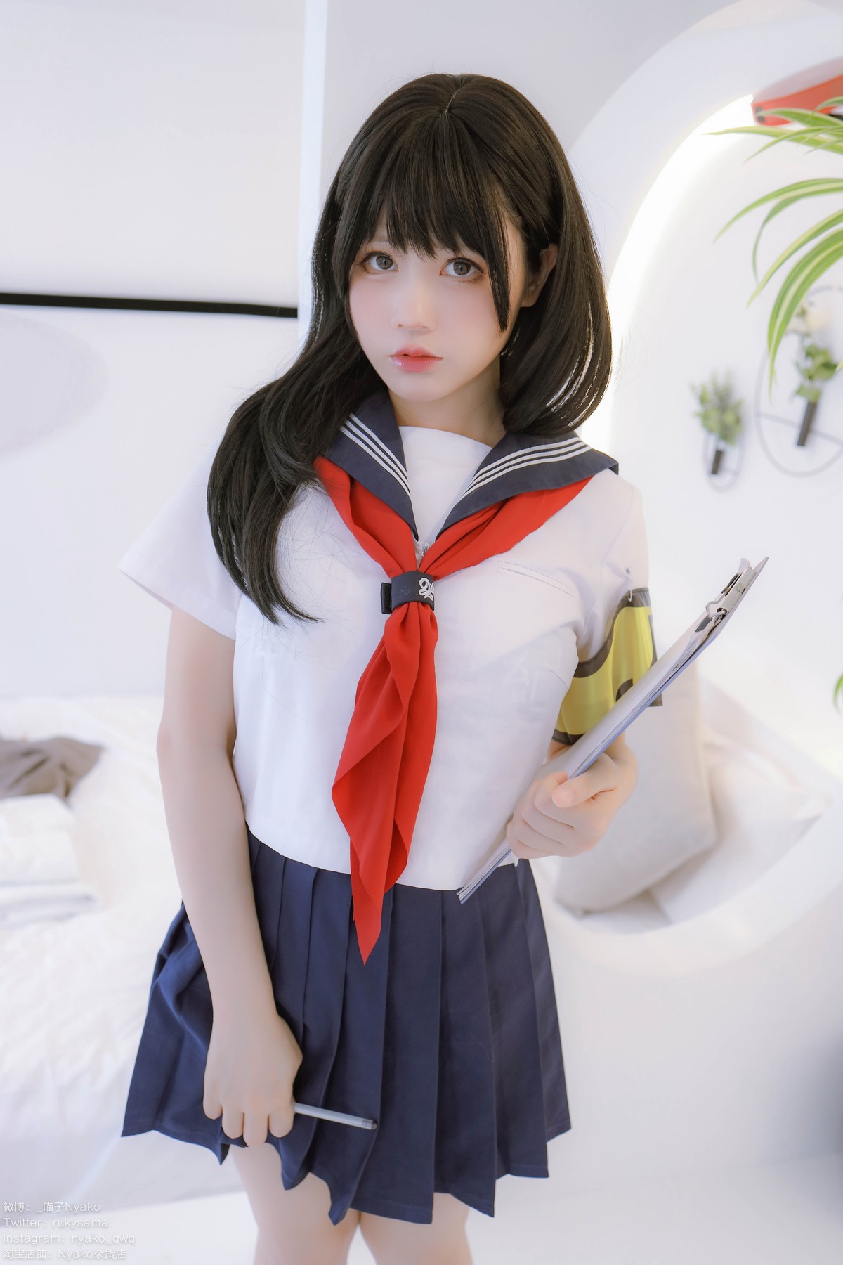 Cosplay Nyako喵子 风纪委员(11)