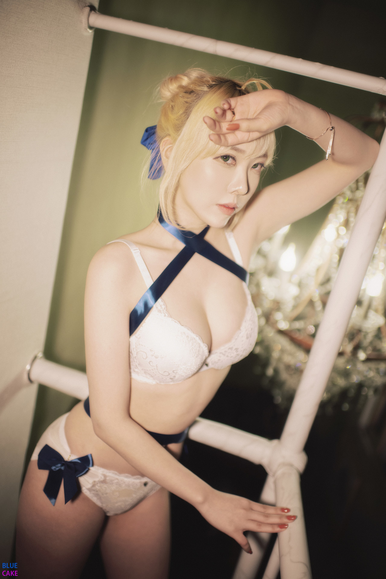 정보미 &#038; 권지아, [BLUECAKE] Fate Saber x Thosaka Rin Lingerie.Ver Set.02(39)