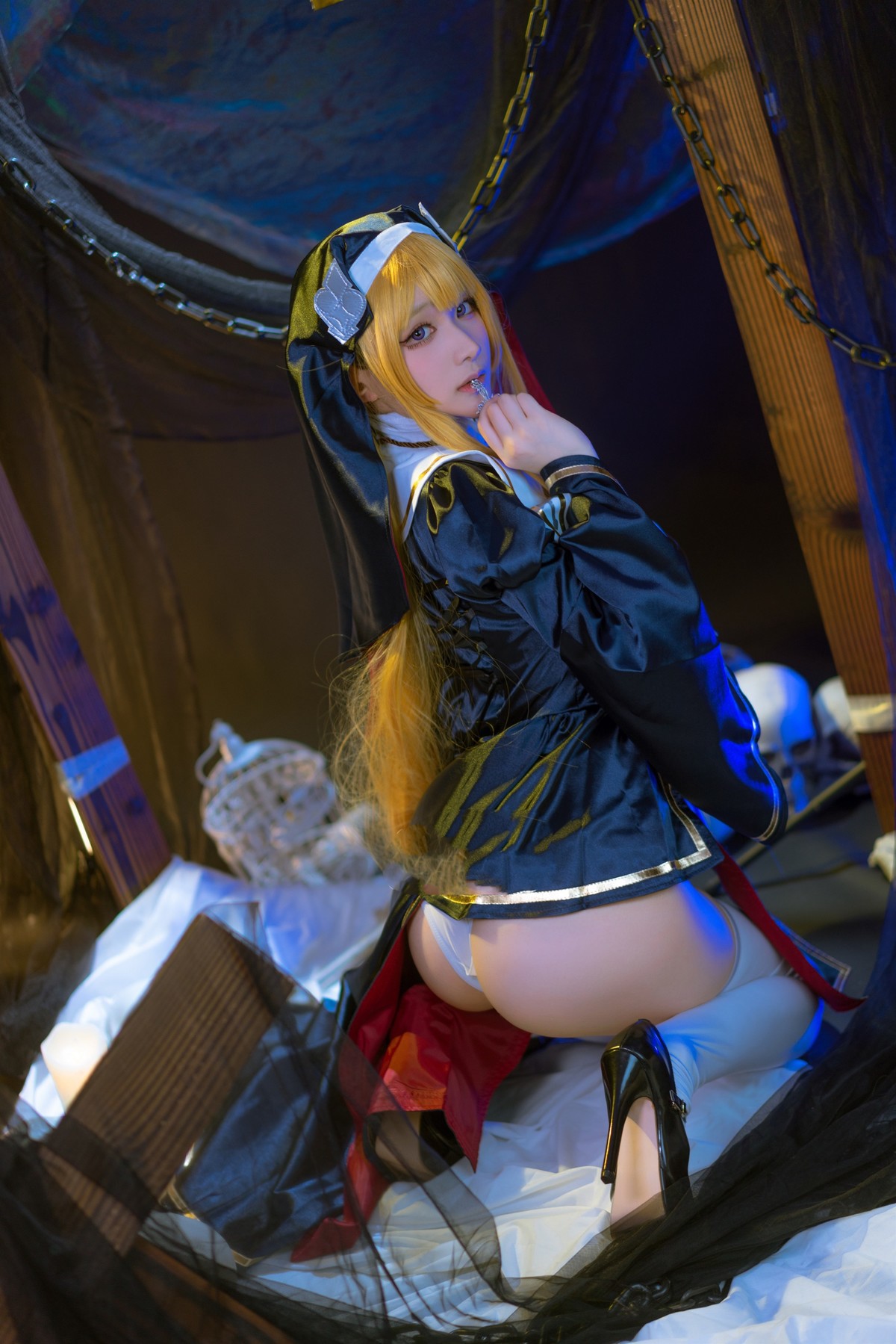 Cosplay 黏黏团子兔 兔兔班车 霞沢美游(16)