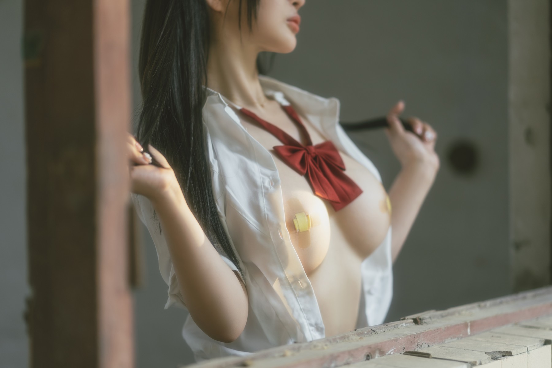 桜井宁宁 Cosplay 废墟jk(24)