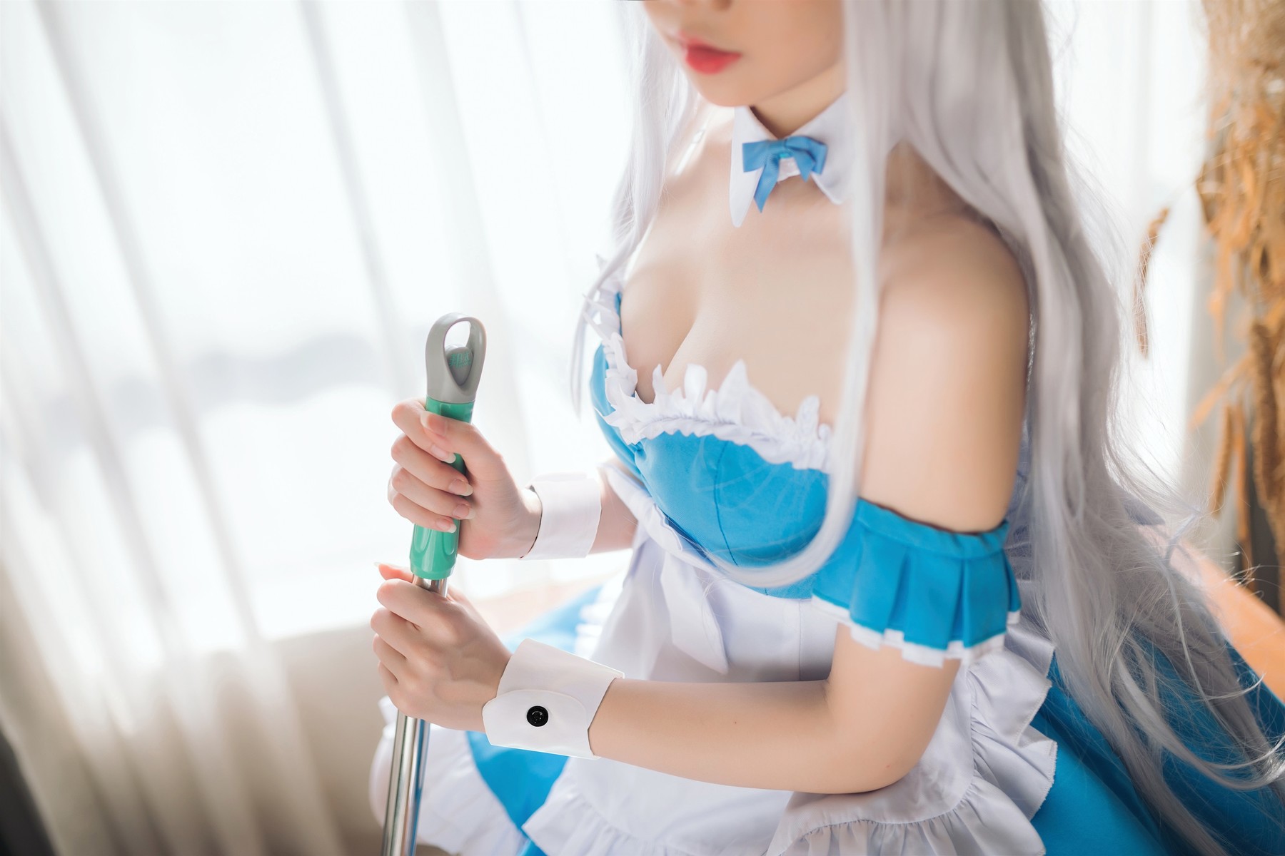 焖焖碳 Cosplay 小天鹅女仆(22)