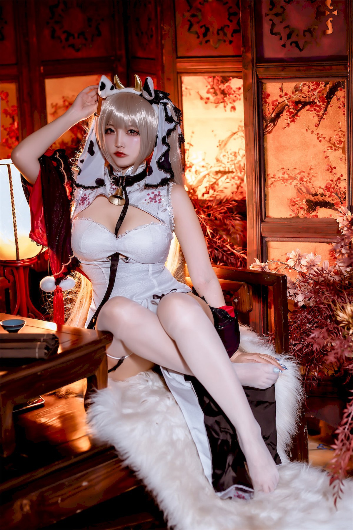 Cosplay 二佐Nisa 碧蓝航线可畏旗袍(13)