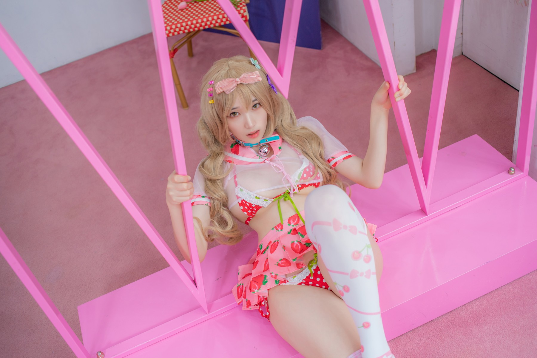 Bambi 밤비, [CreamSoda] Over knee socks Set.01(33)