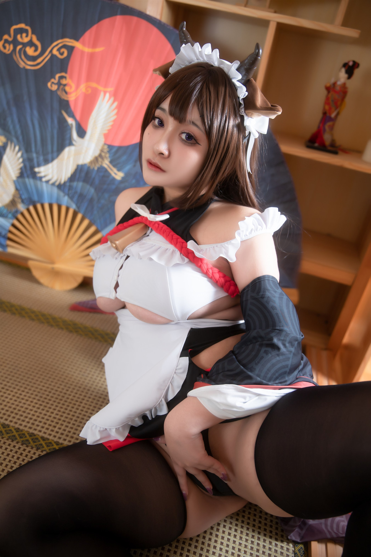 Cosplay 洛璃LoLiSAMA 樫野 迷糊女仆(12)