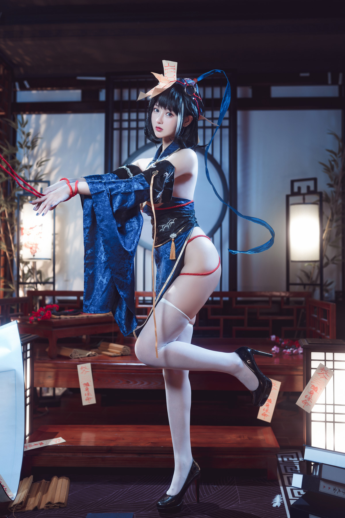 Cosplay 羽生三未 华甲欢庆僵尸三未全(24)