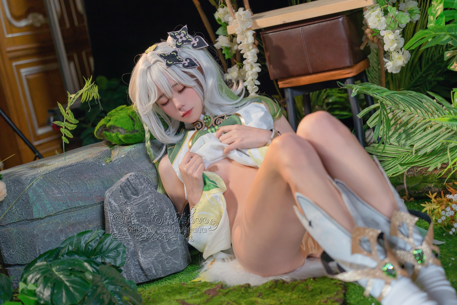 Cosplay 黏黏团子兔 万年萝莉纳西妲(37)