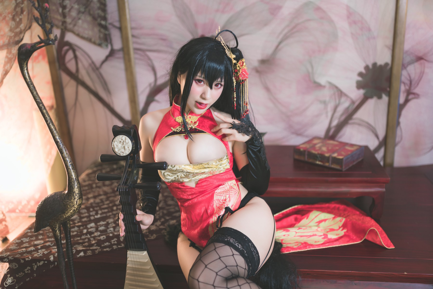 Cosplay 柘烟Zuken 大凤旗袍(23)