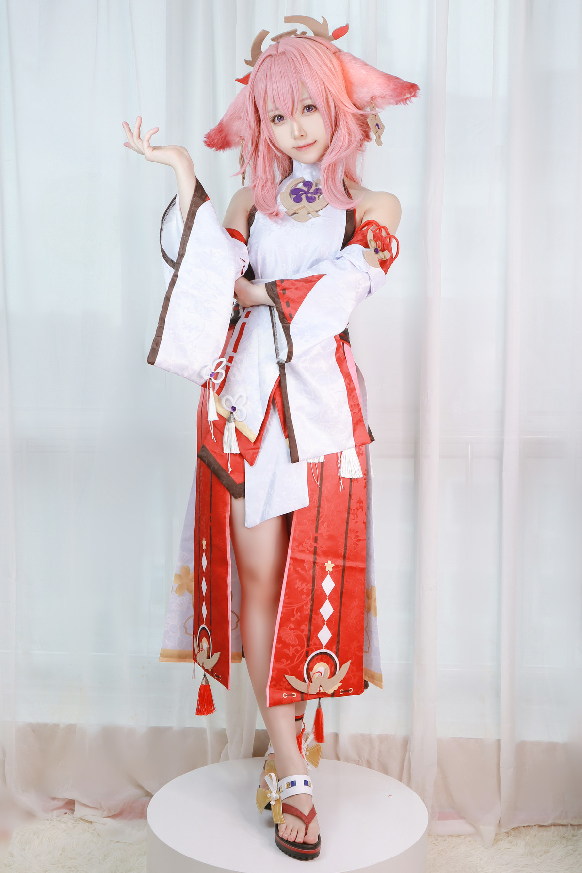 Cosplay Asagiriai愛ちゃん 原神 八重神子(5)