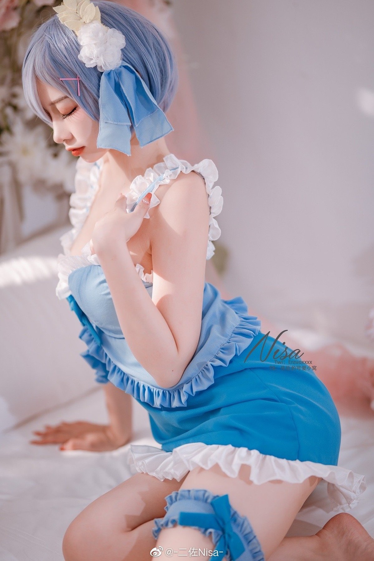 二佐Nisa Cosplay 蕾姆(7)