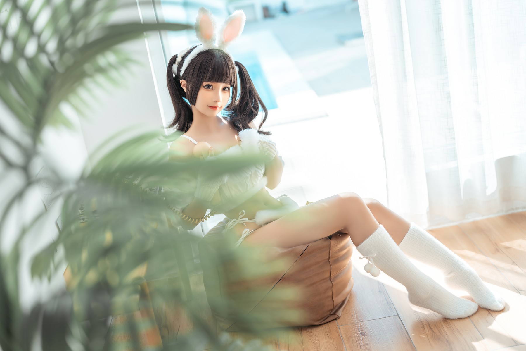 Cosplay 蠢沫沫 Chunmomo 绵绵兔 Mian Mian Rabbit(8)