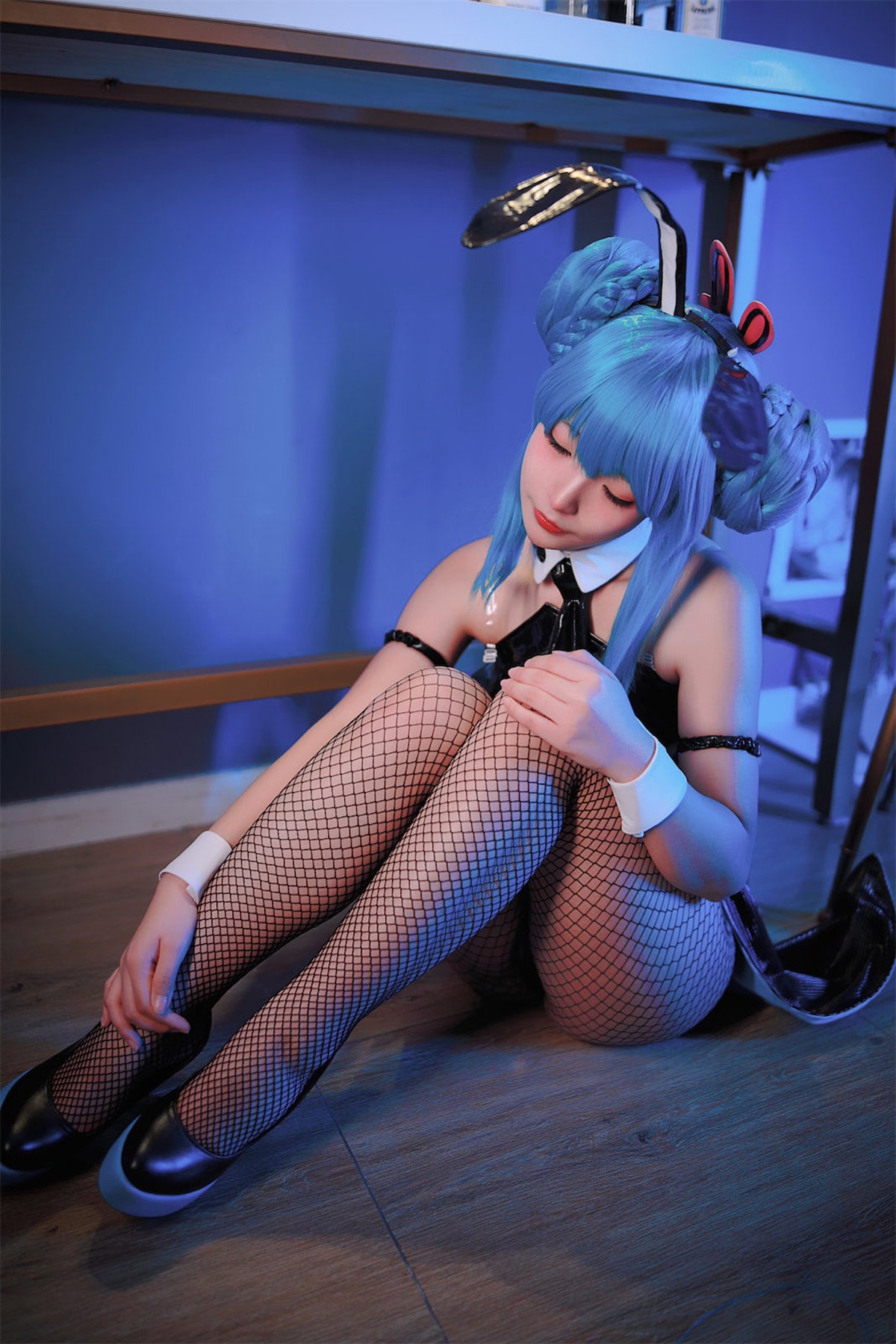 Cosplay Yuuhui玉汇 初音黑兔(36)