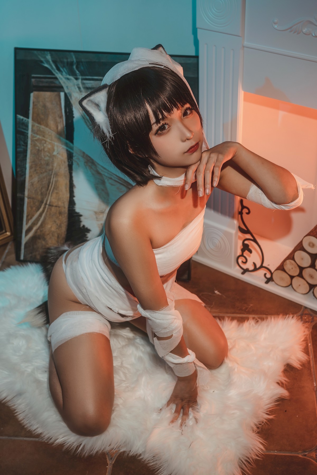 蠢沫沫 Cosplay 绷带猫(22)