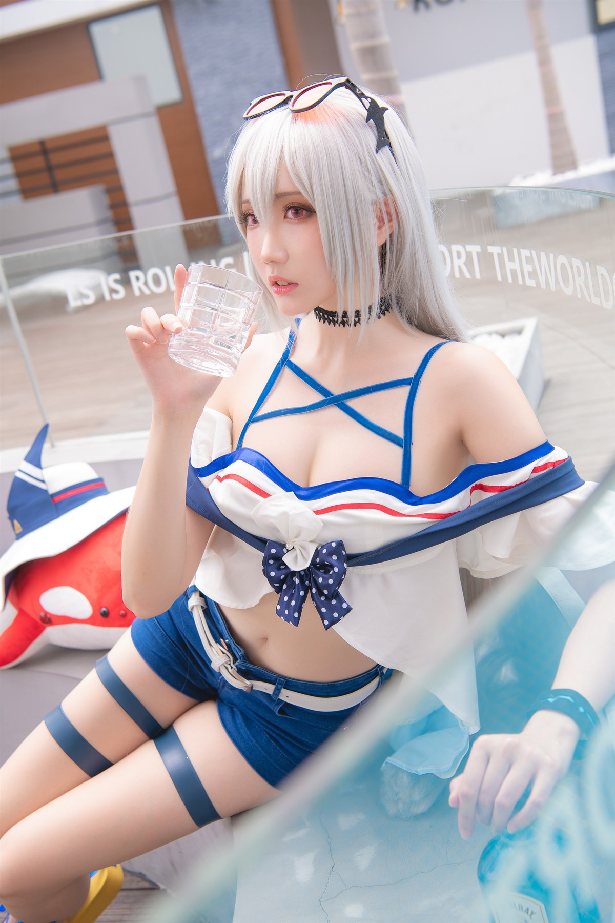 Cosplay 瓜希酱 斯卡蒂(19)