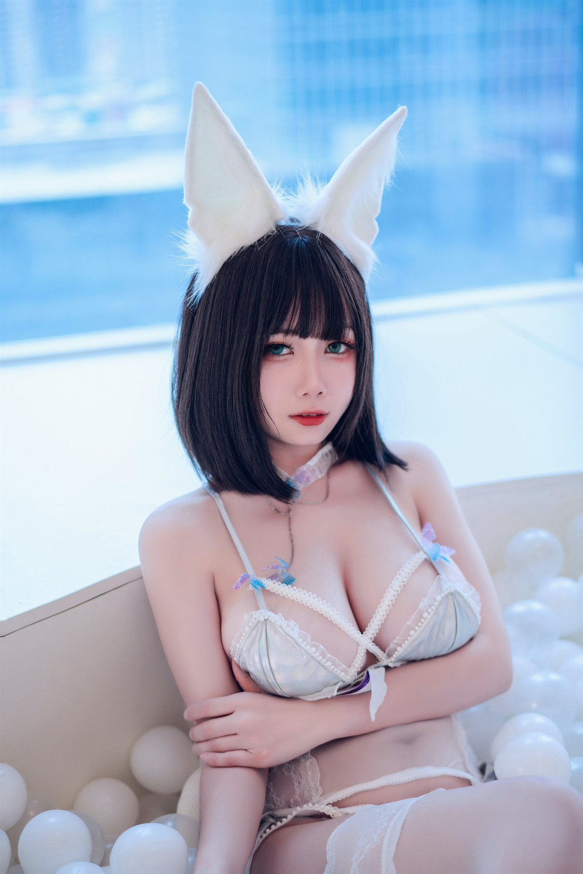 Cosplay 末夜787 猫娘衣橱 珍珠内衣