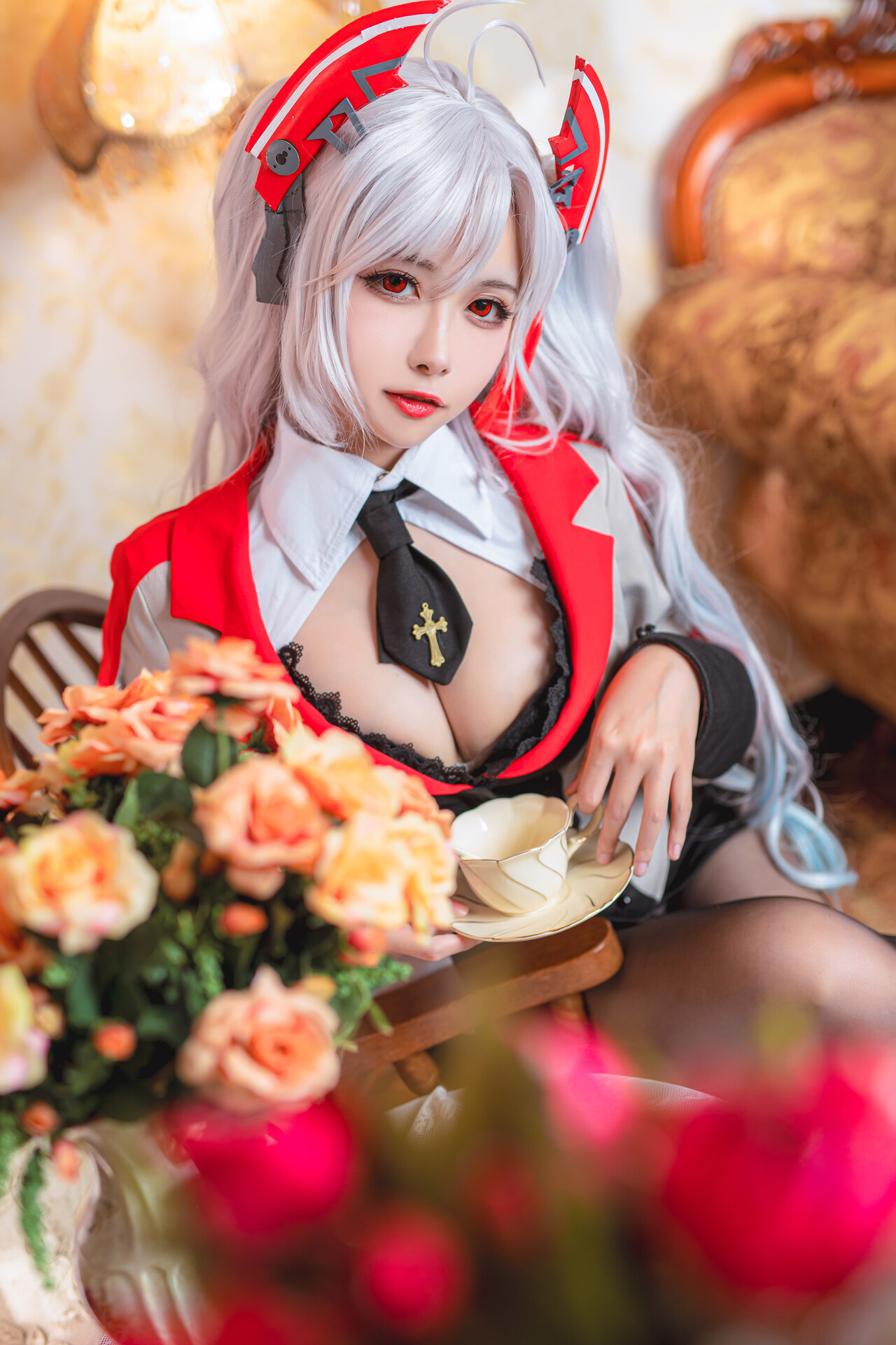 [Momoko葵葵] Prinz Eugen 欧根亲王 Teacher Ver.(15)