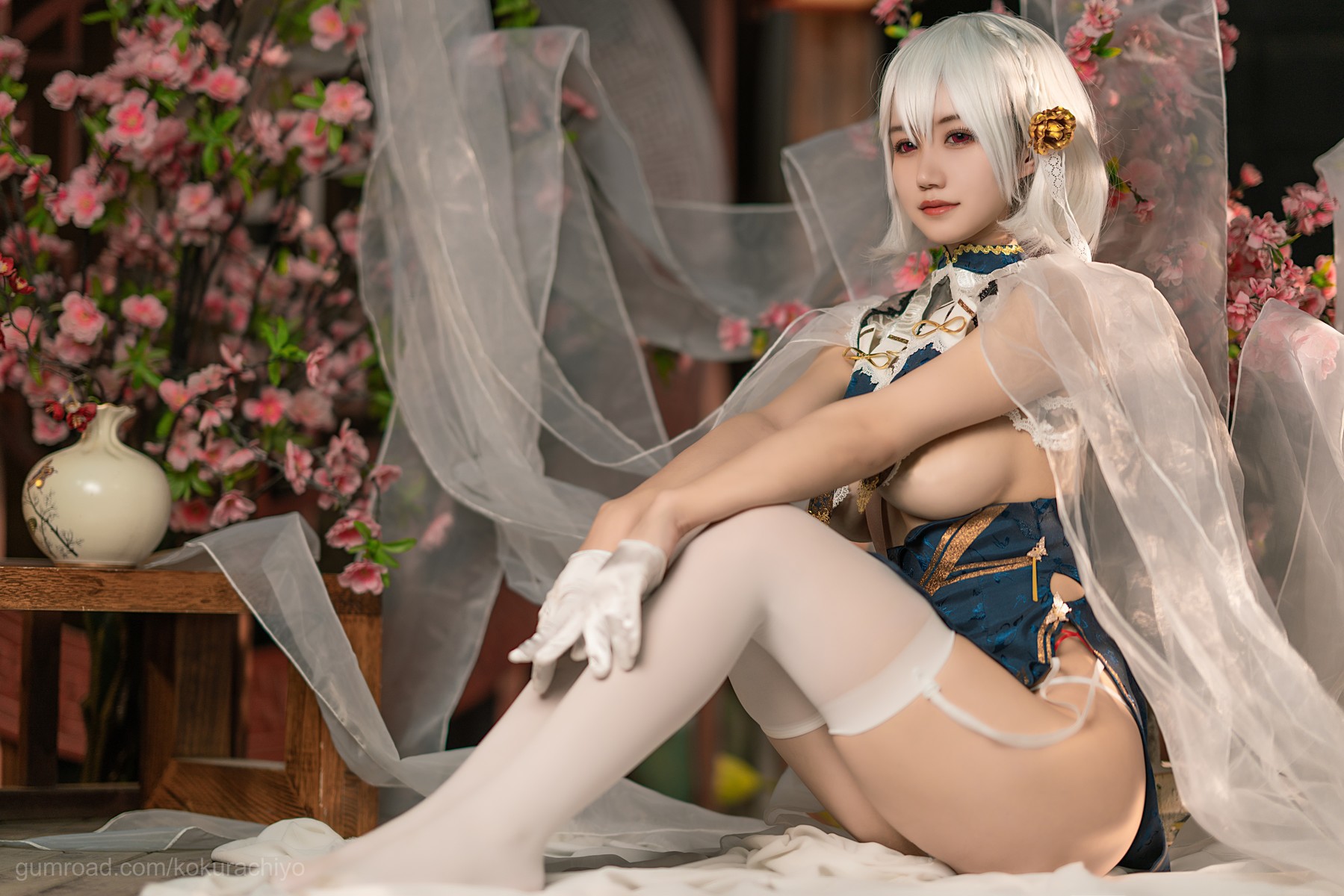 Cosplay 小仓千代 天狼星旗袍(19)